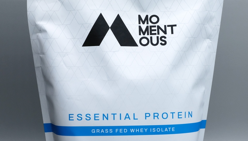 Momentous Unflavored Grass Fed Whey Isolate Essential Protein