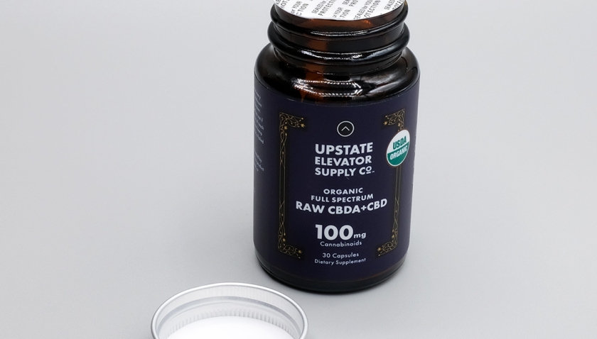 Upstate Elevator Supply Co Full Spectrum Raw CBDA + CBD 100mg Capsules